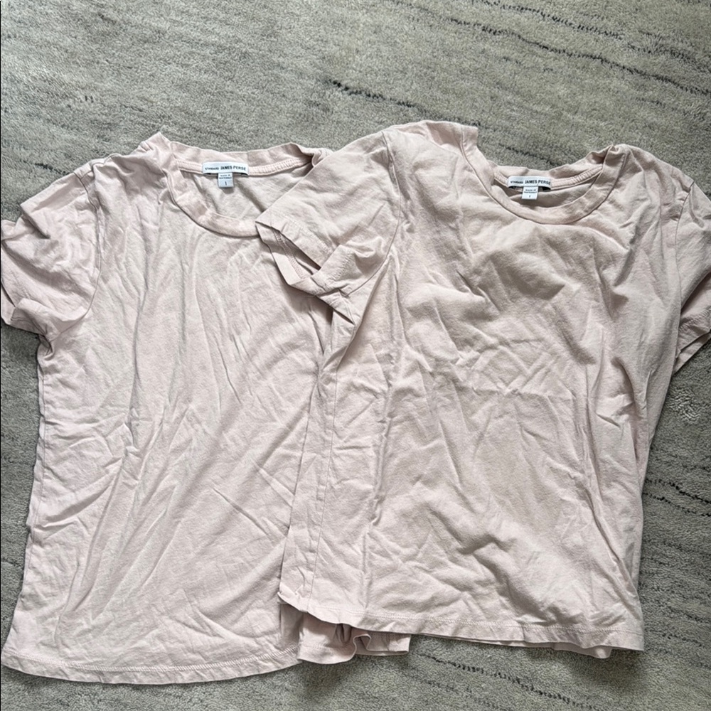 Set of Two Light Pink T-Shirts